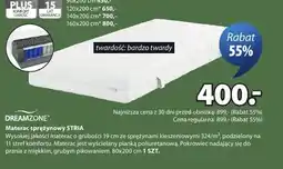 JYSK Materac sprężynowy STRIA oferta