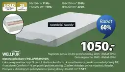 JYSK Materac piankowy WELLPUR HOVDA oferta