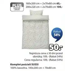 JYSK Komplet pościeli SUSSI oferta
