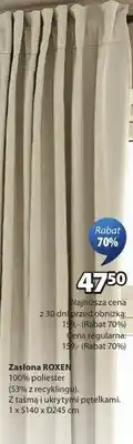 JYSK Zasłona ROXEN oferta