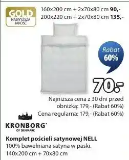 JYSK Komplet pościeli satynowej NELL oferta