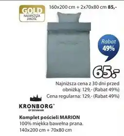 JYSK Komplet pościeli MARION oferta