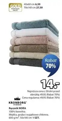 JYSK Ręcznik NORA oferta