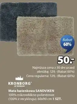 JYSK Mata łazienkowa SANDVIKEN oferta