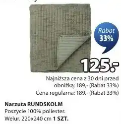 JYSK Narzuta oferta