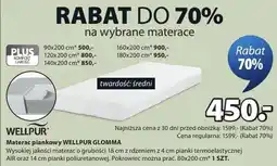 JYSK Materac piankowy oferta