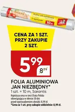 Chata Polska Folia aluminiowa Jan Niezbędny oferta