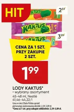 Chata Polska Lody Kaktus oferta