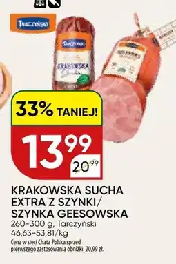 Chata Polska Krakowska sucha extra z szynki/szynka geesowska oferta