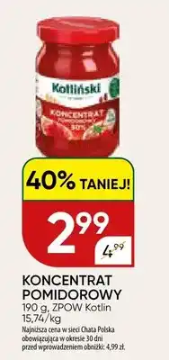 Chata Polska Koncentrat pomidorowy oferta