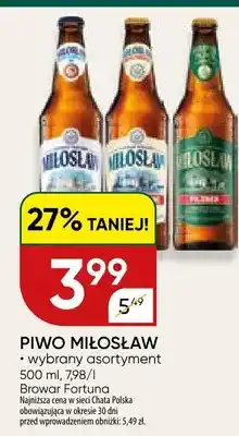 Chata Polska Piwo Miłosław oferta