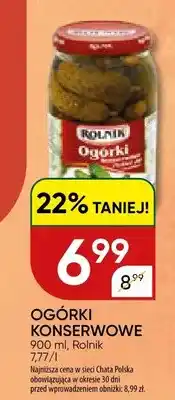 Chata Polska Ogórki konserwowe oferta