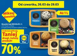 Lidl Wszystkie lody BON GELATI oferta