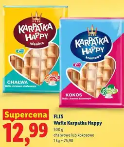 Lidl FLIS Wafle Karpatka Happy oferta