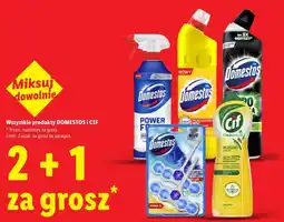Lidl Wszystkie produkty DOMESTOS i CIF oferta