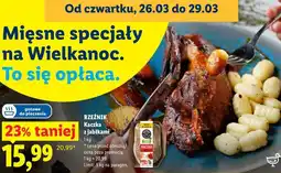 Lidl RZEŹNIK Kaczka z jabłkami oferta