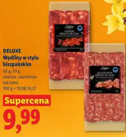 Lidl DELUXE Wędliny w stylu hiszpańskim oferta