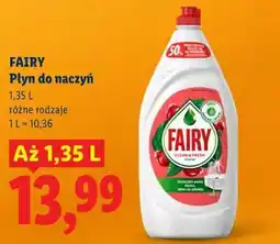 Lidl FAIRY Płyn do naczyń oferta