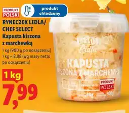 Lidl RYNECZEK LIDLA/ CHEF SELECT Kapusta kiszona z marchewką oferta