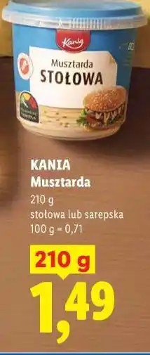 Lidl KANIA Musztarda oferta