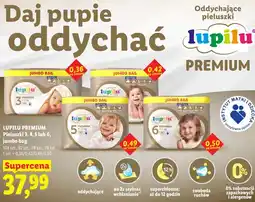 Lidl LUPILU PREMIUM Pieluszki 3, 4, 5 lub 6, jumbo bag oferta