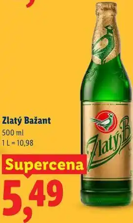 Lidl Zlatý Bažant oferta