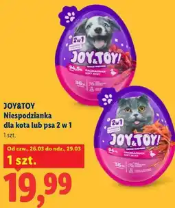 Lidl JOY&TOY Niespodzianka dla kota lub psa 2 w 1 oferta