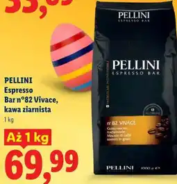 Lidl PELLINI Espresso Bar n°82 Vivace, kawa ziarnista oferta