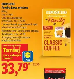 Lidl EDUSCHO Family, kawa mielona oferta
