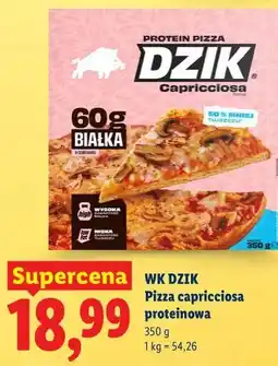 Lidl WK DZIK Pizza capricciosa proteinowa oferta