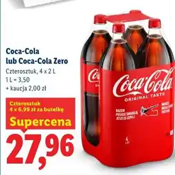 Lidl Coca-Cola lub Coca-Cola Zero oferta