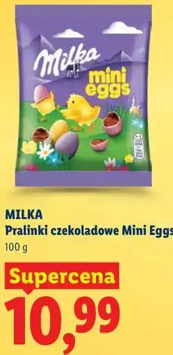 Lidl Milka Pralinki czekoladowe Mini Eggs oferta