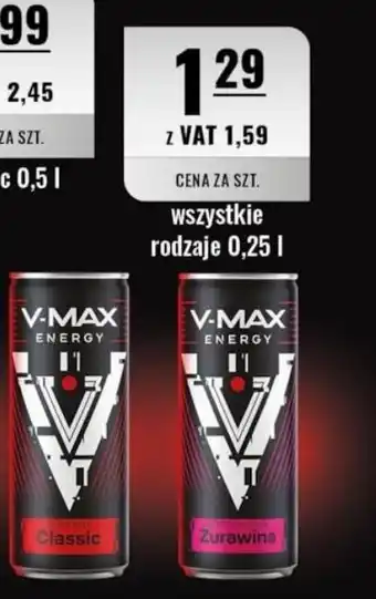 Eurocash Napój energetyczny: V-Max oferta