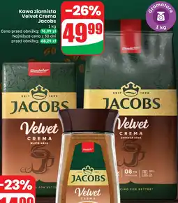 Dino Kawa ziarnista Velvet Crema Jacobs oferta
