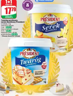 Dino Twar3g sernikowy, serek waniliowy President oferta