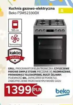 Kakto Kuchenka gazowo-elektryczna Beko oferta