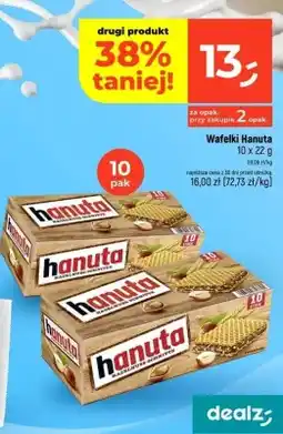 Dealz Wafelki Hanuta oferta