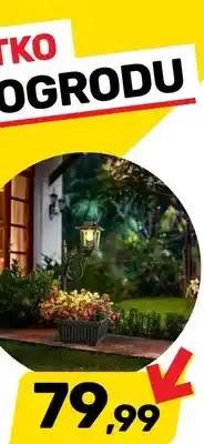 Bricomarche Latarnia ogrodowa z donicą oferta