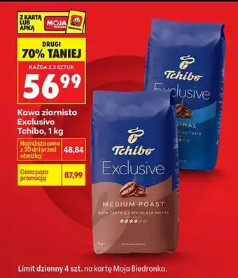 Biedronka Kawa ziarnista Exclusive oferta