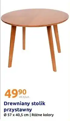 Action Drewniany stolik przystawny 57x40,5 cm oferta