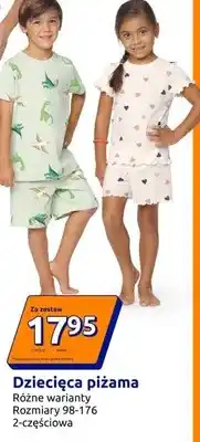 Action Dziecięca piżama różne warianty 2-częściowa oferta