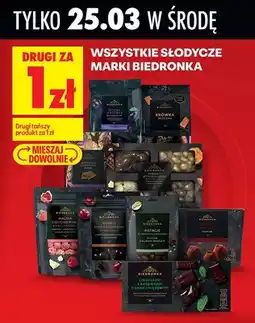 Biedronka Słodycze wszystkie rodzaje oferta