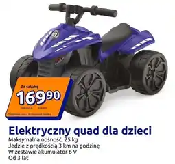 Action Elektryczny quad dla dzieci oferta
