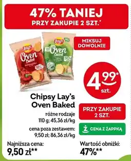 Żabka Chipsy Lay's Oven Baked oferta
