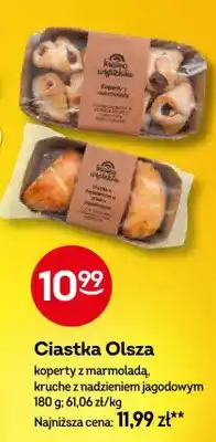 Żabka Ciastka koperty z marmoladą, kruche z nadzieniem jagodowym oferta