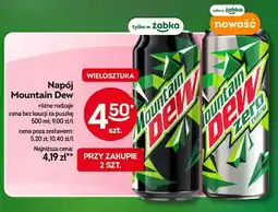 Żabka Napój Mountain Dew różne rodzaje oferta