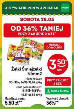 Żabka Żelki Śmiejżelki Nimm2 oferta