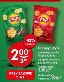 Żabka Chipsy paprika oferta