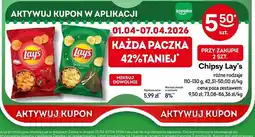 Żabka Chipsy różne rodzaje oferta