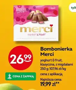 Żabka Bombonierka yoghurt & fruit, klasyczna, z migdałami oferta